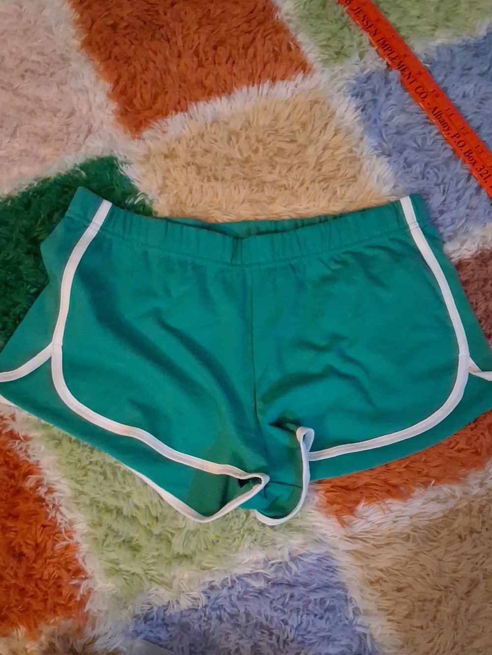 No Boundaries Teal Athletic Shorts with White Trim, NWOTs, Small